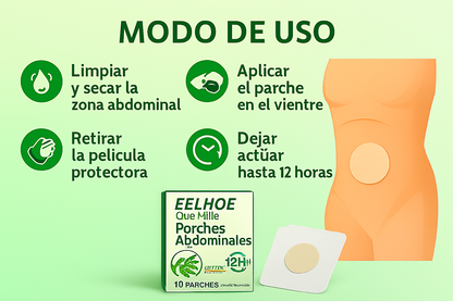 Parche moldeador de menta para adelgazar